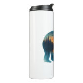 Sloth Camping Lover Thermosbecher (Nach links gedreht)