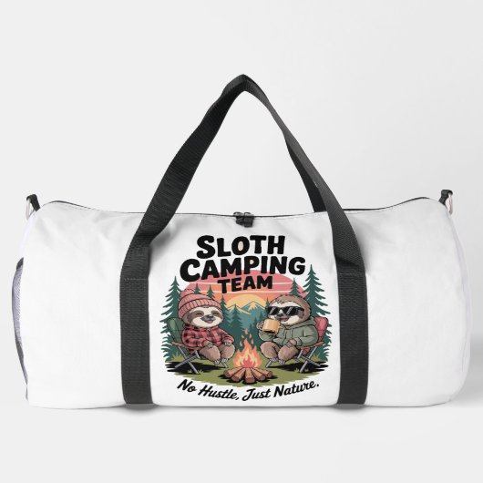  Sloth Camping Team No Hustle Duffle Bag (Rückseite)