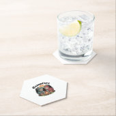 Sloth Camping Team Offizielles Lagerfeuer Untersetzer (Vor Ort)