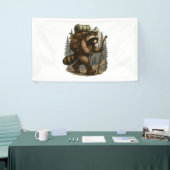 Sloth Camping Wandern Banner (Messeveranstaltung)