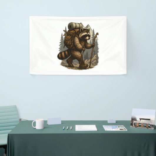 Sloth Camping Wandern Banner (Messeveranstaltung)