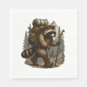 Sloth Camping Wandern Serviette (Vorderseite)