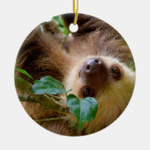 Sloth & Capybara Keramik Ornament (Vorne)