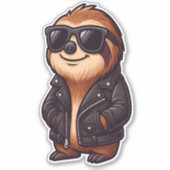 Sloth Chill Mood Aufkleber (Vorderseite)