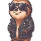 Sloth Chill Mood Aufkleber (Vorderseite)