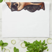 Sloth Chill Mood Geschirrtuch (Gefaltet)