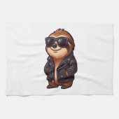 Sloth Chill Mood Geschirrtuch (Horizontal)