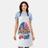 Sloth Chill the 4out Patriotic USA Schürze (Getragen)