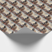 Sloth Chimney Sweep Geschenkpapier (Ecke)