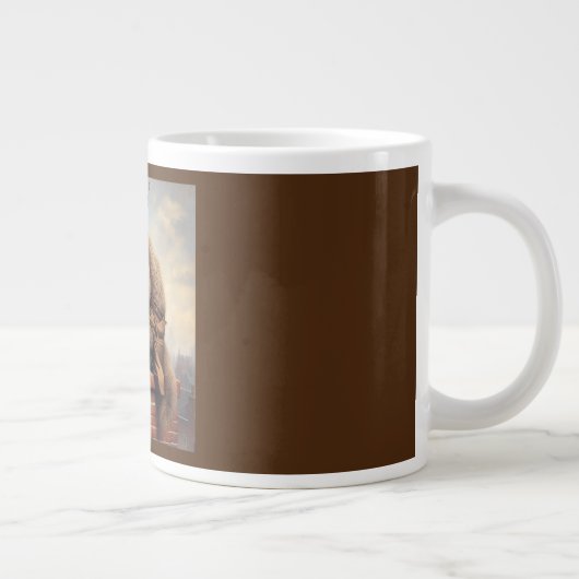 Sloth Chimney Sweep Jumbo-Tasse (Rechts)