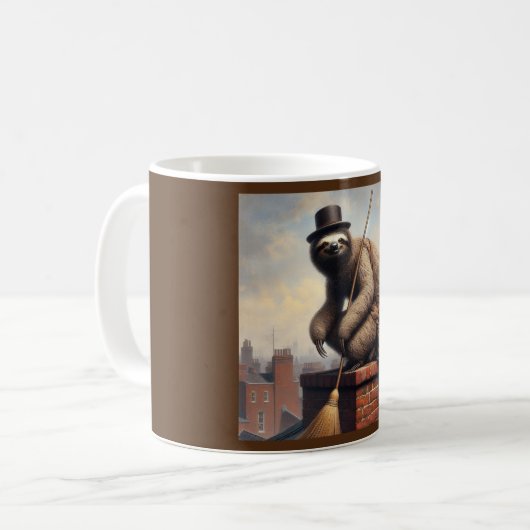 Sloth Chimney Sweep Kaffeetasse (Vorderseite Links)