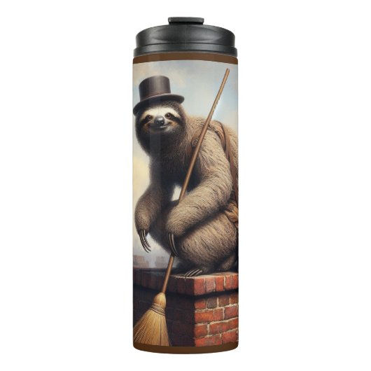 Sloth Chimney Sweep Thermosbecher (Vorderseite)