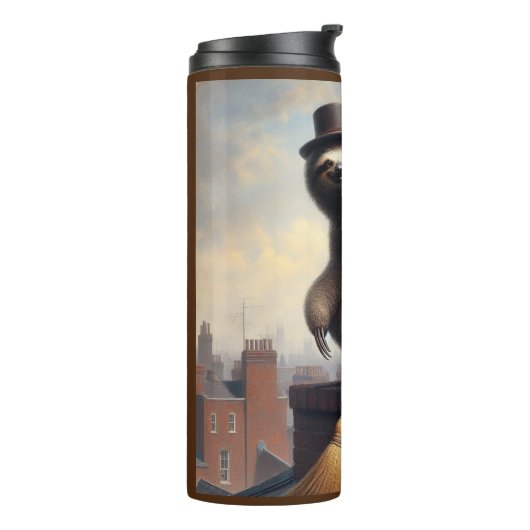 Sloth Chimney Sweep Thermosbecher (Nach links gedreht)