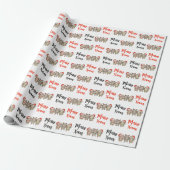 Sloth Christmas Animals Niedlich Sloth Wrapp Geschenkpapier (Ungerollt)