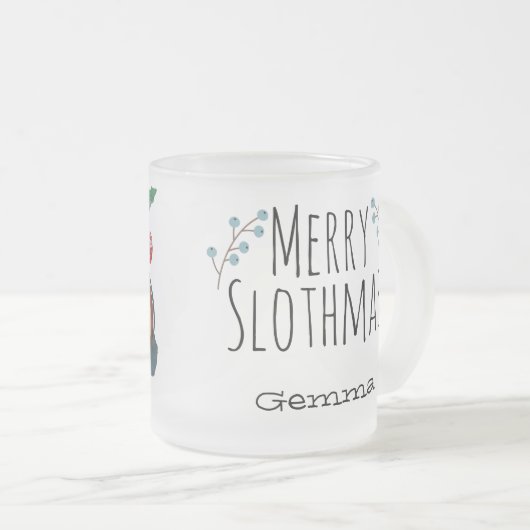 Sloth Christmas Coffee Tasse (VorderseiteRechts)