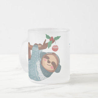 Sloth Christmas Coffee Tasse