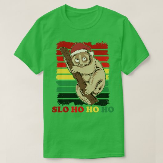 Sloth Christmas Merry Slothmas Slo ho ho ho T-Shirt (Design vorne)
