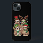 Sloth Christmas Merry Slothmas Sloth Lover Geschen Case-Mate iPhone Hülle<br><div class="desc">Sloth Christmas Merry Slothmas Sloth Lover Geschenk</div>
