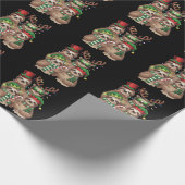 Sloth Christmas Merry Slothmas Sloth Lover Geschen Geschenkpapier (Ecke)