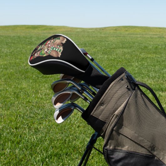 Sloth Christmas Merry Slothmas Sloth Lover Geschen Golf Headcover (In SItu)