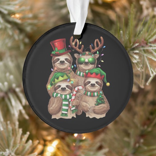 Sloth Christmas Merry Slothmas Sloth Lover Geschen Ornament (Baum)