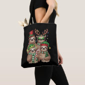 Sloth Christmas Merry Slothmas Sloth Lover Geschen Tasche (Von Nahem)