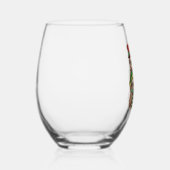 Sloth Christmas Merry Slothmas Sloth Lover Geschen Weinglas Ohne Stiel (Links)