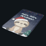 Sloth Christmas Snow Winter Animals Sloths Bath Ma Badematte<br><div class="desc">Der Faultier für Weihnachten mit Lichtern aus Märchen. Hübsche Tiere mit Geschenken und Schnee für den Urlaub. Auch lustig für Weihnachten im Juli. Slots sind niedliche Tiere und perfekt zu Weihnachten.</div>