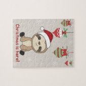 Sloth Christmas Snow Winter Animals Sloths Jigsaw Puzzle (Horizontal)