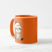 Sloth Christmas Snow Winter Animals Sloths Tasse (Vorderseite Links)