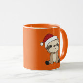 Sloth Christmas Snow Winter Animals Sloths Tasse (VorderseiteRechts)