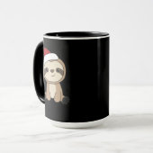 Sloth Christmas Snow Winter Animals Sloths Tasse (Vorderseite Links)