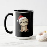 Sloth Christmas Snow Winter Animals Sloths Tasse<br><div class="desc">Der Lustschwung mit sanfter Beleuchtung. Hübsche Tiere mit Geschenken und Schnee zu den Ferien. Auch lustig für Weihnachten im Juli. Fehler sind süße Tiere und perfekt zu Weihnachten.</div>