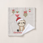 Sloth Christmas Snow Winter Animals Sloths Wash Cl Waschlappen<br><div class="desc">Der Faultier für Weihnachten mit Lichtern aus Märchen. Hübsche Tiere mit Geschenken und Schnee für den Urlaub. Auch lustig für Weihnachten im Juli. Slots sind niedliche Tiere und perfekt zu Weihnachten.</div>