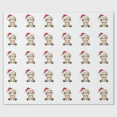 Sloth Christmas Snow Winter Animals Slots Geschenkpapier (Flach)