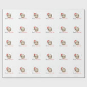 Sloth Christmas Snow Winter Animals Slots Geschenkpapier (Flach)