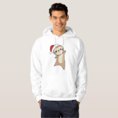Sloth Christmas Snow Winter Animals Slots Hoodie (Vorne ganz)