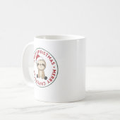 Sloth Christmas Snow Winter Animals Slots Kaffeetasse (Vorderseite Links)