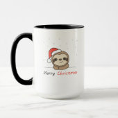 Sloth Christmas Snow Winter Animals Slots Tasse (Links)