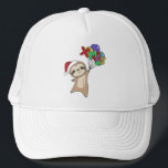 Sloth Christmas Snow Winter Animals Slots Truckerkappe<br><div class="desc">The sloth for Christmas with Xmas Ballons. Funny animals with ohrts and snow for the holidays. Also funny for Christmas in July. Sloths are cute animals and perfect for Christmas.</div>