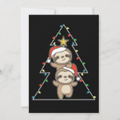 Sloth Christmas Tree Christmas Animals Sloths (Vorderseite)