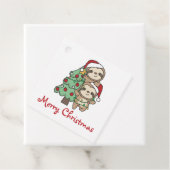 Sloth Christmas Tree Christmas Animals Sloths Geschenkanhänger (Beispiel)