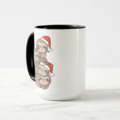 Sloth Christmas Tree Christmas Animals Sloths Tasse (Vorderseite Links)