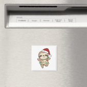 Sloth Christmas Winter Animals Sloths Magnet (In Situ (Geschirrspüler))