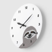 Sloth Clock Große Wanduhr (Winkel)