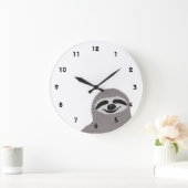 Sloth Clock Große Wanduhr (Zuhause)