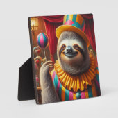 Sloth Clown Fotoplatte (Vorderseite)