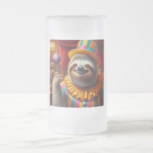 Sloth Clown Mattglas Bierglas