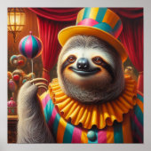 Sloth Clown Poster (Vorne)