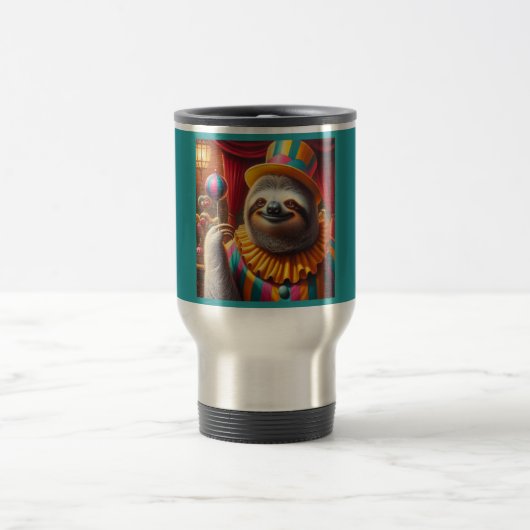 Sloth Clown Reisebecher (Mittel)